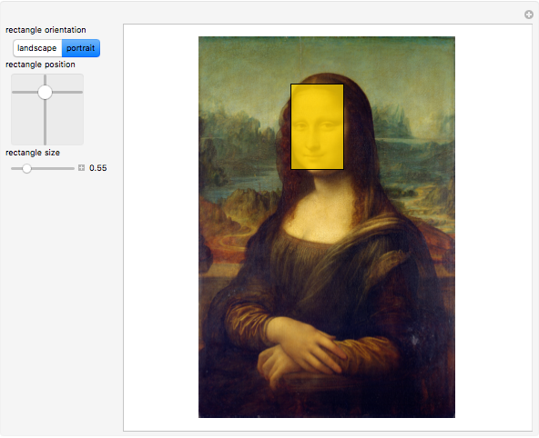 Mona Lisa And The Golden Rectangle Wolfram Demonstrations Project