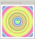 Movable Concentric Color Rings