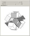 Open Flexible Frame Based on a Rhombic Dodecahedron