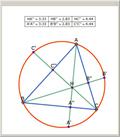 Points Symmetric to the Orthocenter with Respect to the Sides of a Triangle