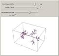 Random Branching Process in 3D