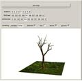 Random Natural 3D tree