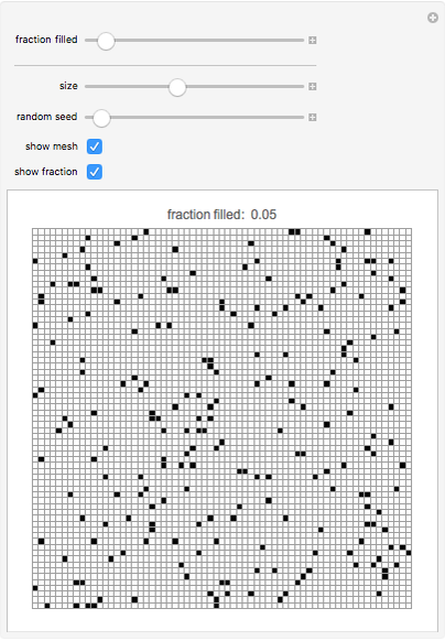 Randomly Filling An Array Wolfram Demonstrations Project
