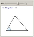 Related Rates: Triangle Angle and Area