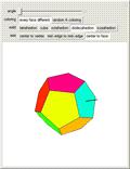 Rotational Symmetries of Colored Platonic Solids