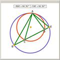 Secant Intersection with Two Internally Tangent Circles