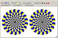 Spinning Circles Optical Illusion