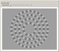Spiral of Circles Optical Illusion