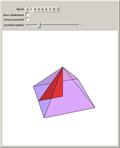 Square Pyramid and Its Right Triangles