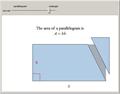 The Areas of a Parallelogram and a Rectangle with the Same Base and Height Are Equal