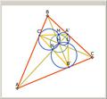 Three Concyclic Sets of Points Associated with the Orthic Triangle