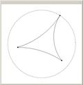 Triangles in the Poincaré Disk