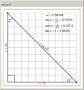 Trigonometric Functions for a Right Triangle