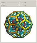 Twelve Rhombic Triacontahedra around a Rhombic Hexecontahedron
