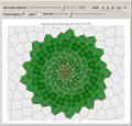 Voronoi Polygons in an Archimedean Spiral