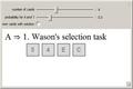 Wason's Selection Task: Test of Logical Reasoning